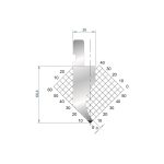 1049 - Kniv - 88° - R0,6