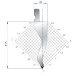 1191 - Kniv - 60° - R0,8