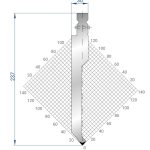 1331 - Rak Kniv - 80° - R1