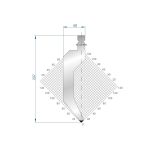 1333 - Kniv - 80° - R3