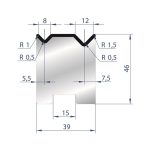 2052 - 2V Self centering Dyna - 88° - V8/12