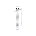 3206 - 1V Dyna - 30° - V6