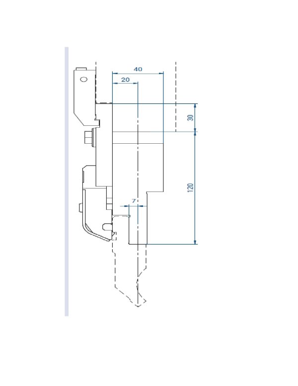 Eurogrip 4410, P-TOP Z2, Pneumatisk- H=120, L=150 - Bild 2